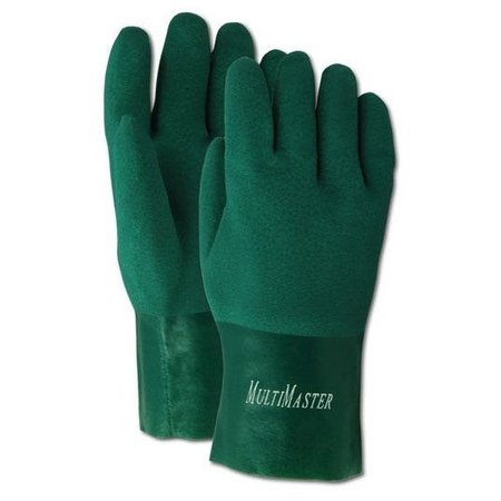 MAGID MultiMaster Fine Sand Finish PVC Gloves, 12PK T5082R